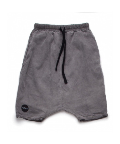 Pantalon Corto Nununu Low Crotch Baggy Shorts Dyed Grey