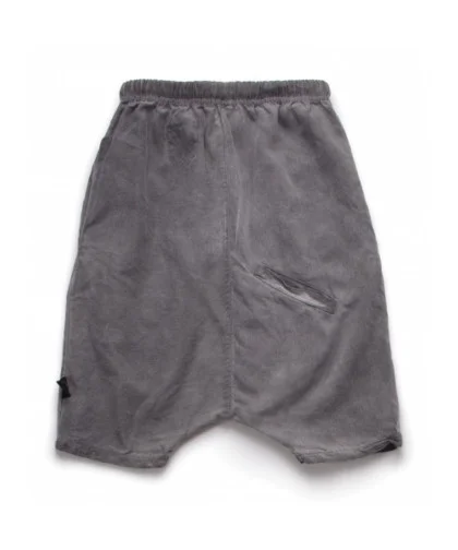 Pantalon Corto Nununu Low Crotch Baggy Shorts Dyed Grey