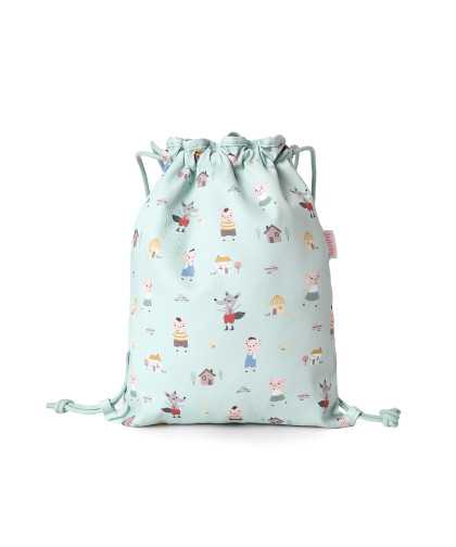 Mochila Saco Tela The Three Little Pigs