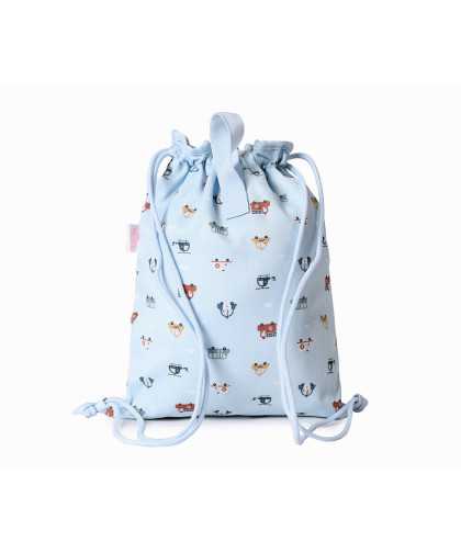 Mochila Saco Tela City Cars