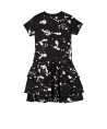 Vestido Nununu Splash Layered Black