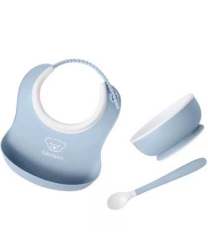Vajilla Bebe 3Pcs  BabyBjörn Azul