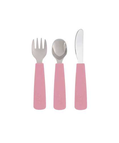 We Might Be Tiny Set Cubiertos Feedie Rosa