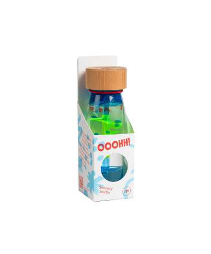 Petit Boum Botella Sensorial Move Spiral Blue