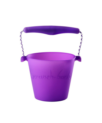 Cubo Silicona Scrunch Morado