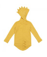 Sudadera Dino Hoodie Kukukid Cotton Yellow