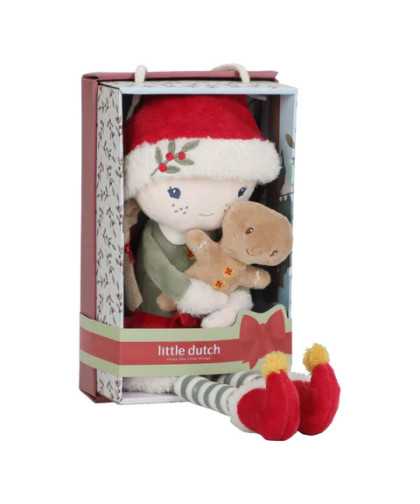 Little Dutch Rosa Muñeca Navidad