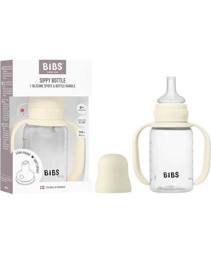 BIBS Biberón Plástico BIBS Silicona  Ivory 150ml