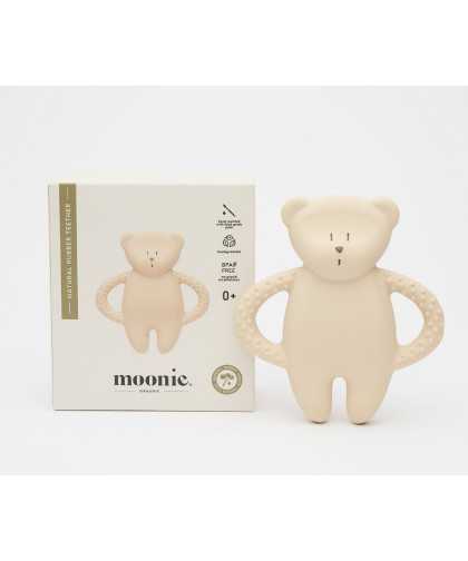 Moonie Mordedor de Caucho Natural Oso Sand