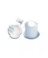 Set Vajilla Con Babero BabyBjorn Azul