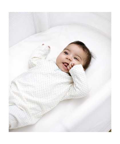 BabyBjörn Sabana Ajustable Cuna Blanco