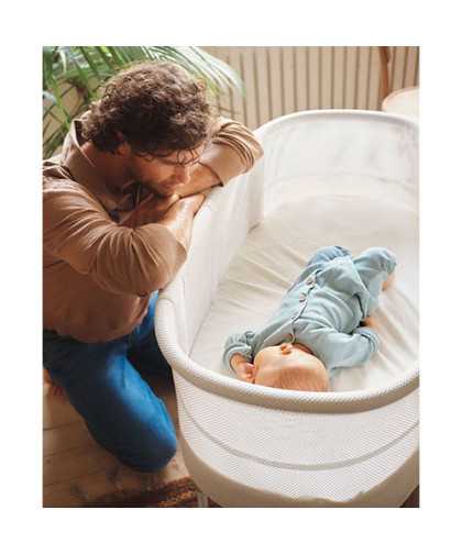 BabyBjörn Sabana Ajustable Cuna Blanco