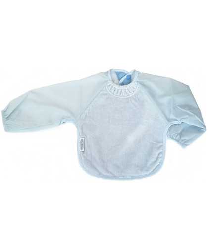 Babero Silly Billyz con Mangas Azul Pastel +6M Silly Billyz