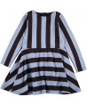 Vestido Molo Kids Carmen Faded Denim Stripe