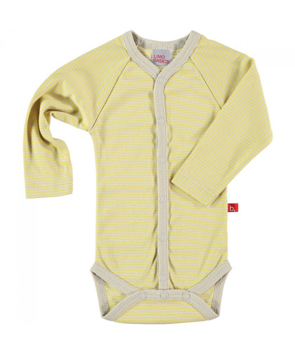 Body Limobasics Japones Manga Larga Stripes Amarillo