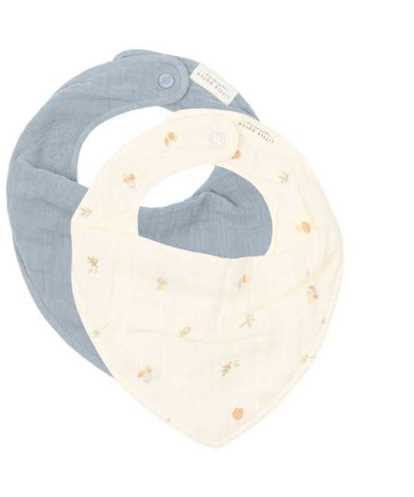 Little Dutch Bandana Pack2 Forest Tre&Azul