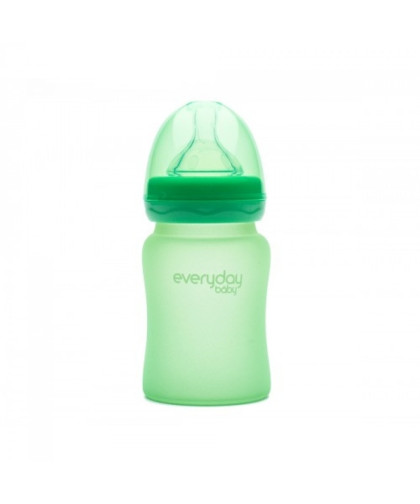 Biberón Cristal Milkhero Verde 150ml Everyday Baby