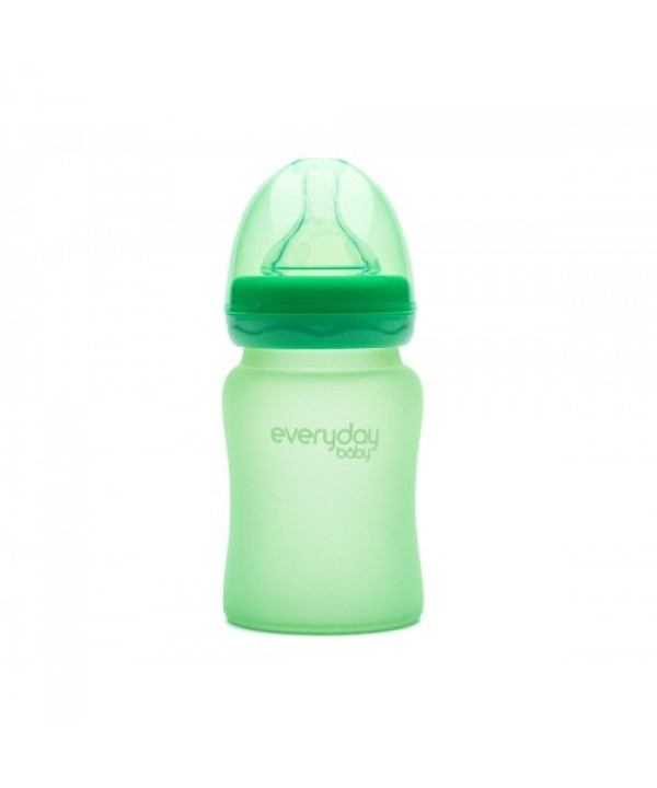 Biberón Cristal Milkhero Verde 150ml Everyday Baby