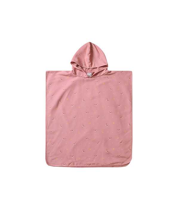 Monnëka Poncho Whale Pink