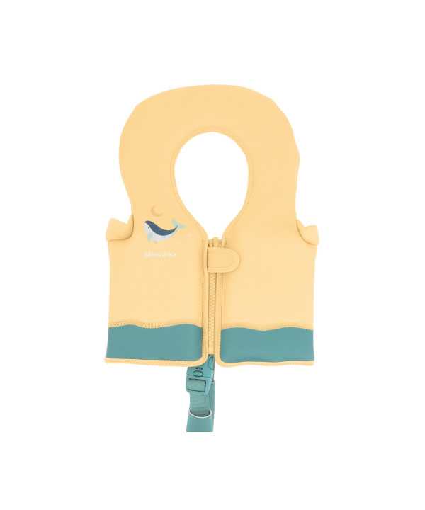 Monnëka Chaleco Flotador Aprendizaje Whale Teal