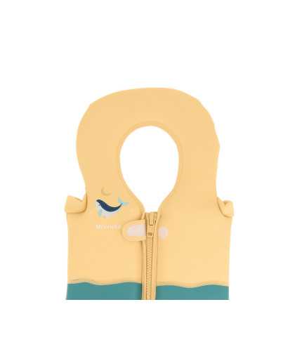 Monnëka Chaleco Flotador Aprendizaje Whale Teal