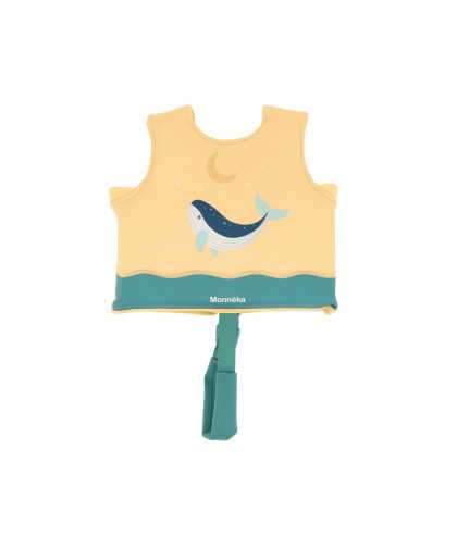 Monnëka Chaleco Flotador Whale Teal T2-3