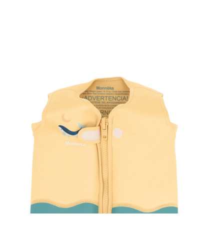 Monnëka Chaleco Flotador Whale Teal T2-3