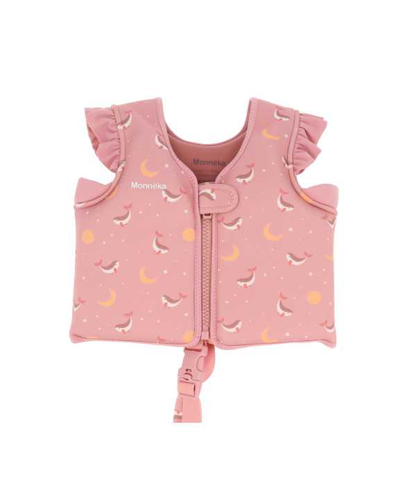 Monnëka Chaleco Flotador Whale Pink  T2-3