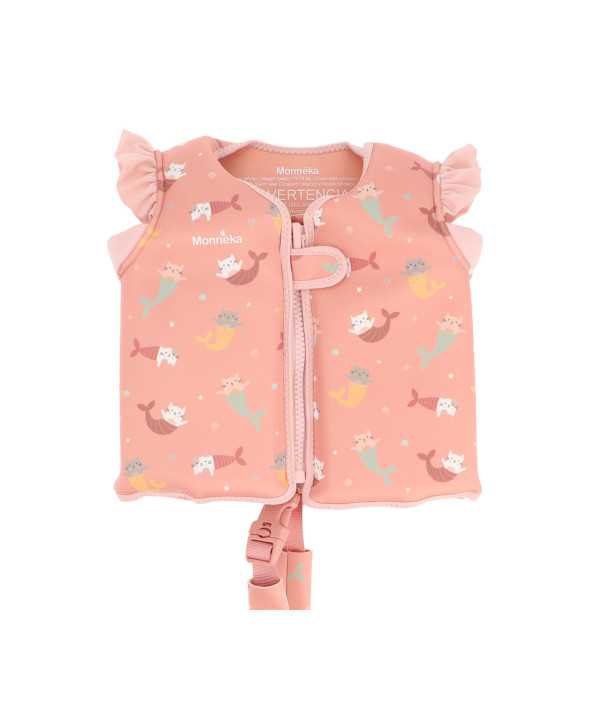 Monnëka Chaleco Flotador Mermaid Cats T2-3