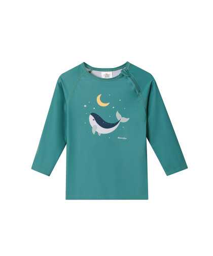 Monnëka Camiseta Protección Whale Teal