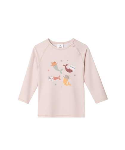 Monnëka Camiseta Protección Mermaid Cats