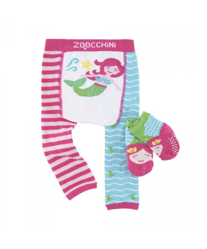  Set Legging & Calcetines Sirenita Zoocchini