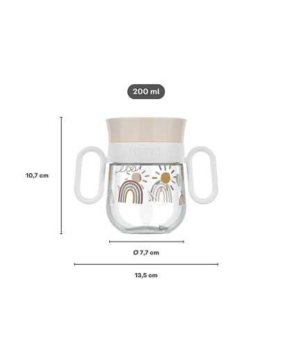 Vaso Antiderrame 360º Mio Sunshine & Rainbow 200 ml