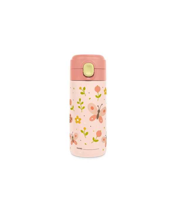 Miniland Steel Junior Bottle Butterfly