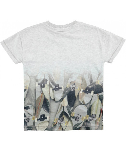 Camiseta Molo Kids Ruis Light Grey Melange