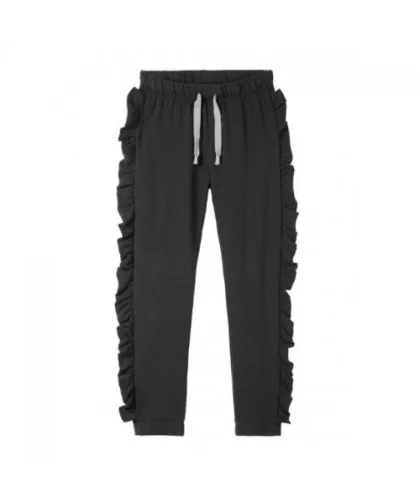 Pantalon Oversized Jogger Ruffles 10Days Charcoal