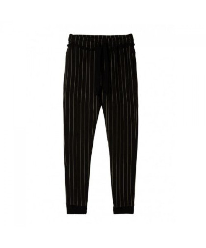 Pantalon Jogger Pinstripe 10Days Black