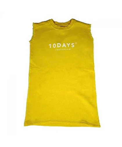 Vestido Sleeveless Sweatdres 10Days Yellow