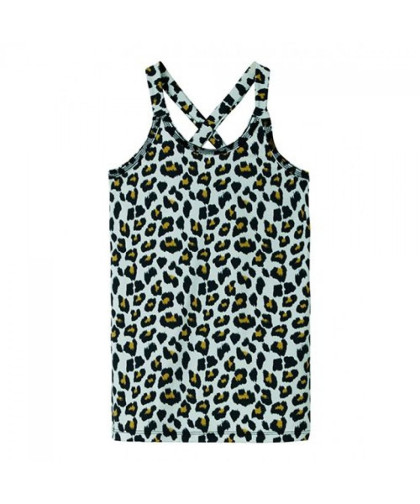 Top Wrapper Leopard 10Days Charcoal