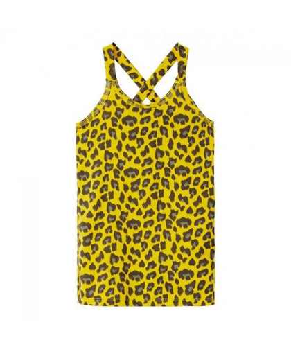 Top Wrapper Leopard 10Days Yellow