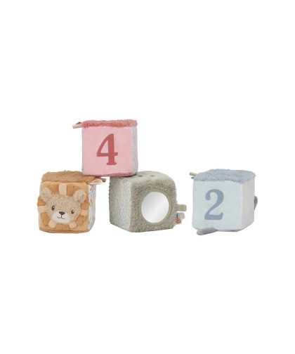 Little Dutch Cubos Apilables Safari Friends