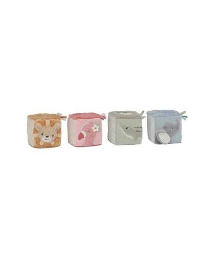 Little Dutch Cubos Apilables Safari Friends