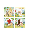 Janod Puzzle Evolución Animales de la Granja