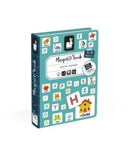Janod MagnetiBook Alfabeto Ingles