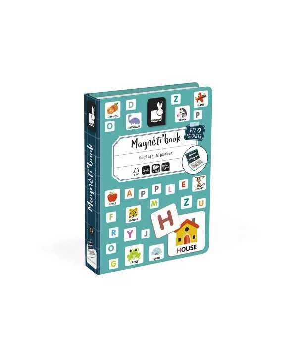 Janod MagnetiBook Alfabeto Ingles