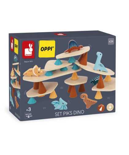 Janod Juego Equilibrio Madera Piks Dino