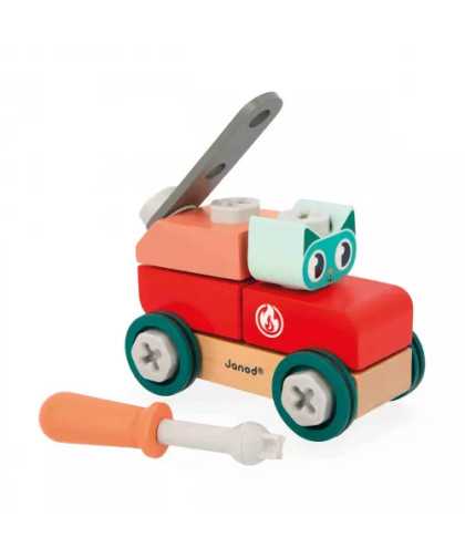 Janod Brico'Kids Coche Gato