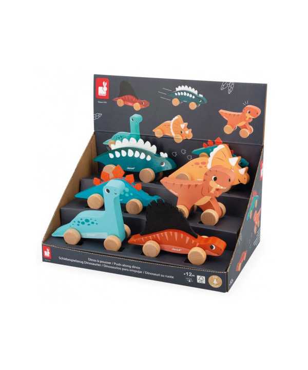 Janod Dinosaurios Empujar