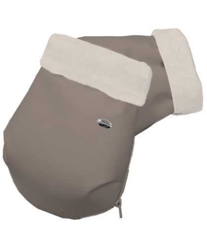 DyDaDos Guantes Polipiel Vison-Crudo