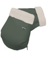 DyDaDos Guantes Polipiel Verde-Crudo